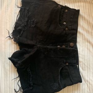 Free people black shorts